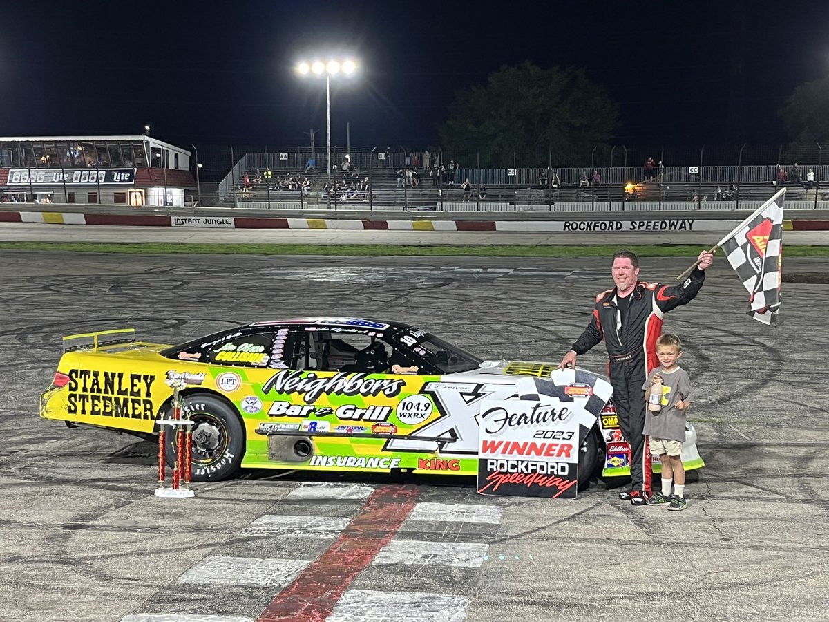 Congrats to our winners on Christmas in July! 🎄🏁

Late Models- Michael Bilderback &amp; Jon Reynolds Jr (both pictured)
Sportsmen- Josh Lundy
Roadrunners- Jeff Allendorf 
Super Cups- Brandyn Wind 
Figure 8- Wally Thiering 
Super Stox- Tyler Leutenegger