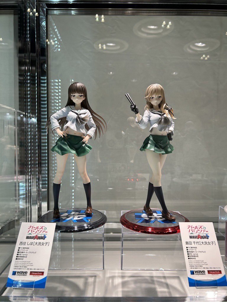 ガールズ&パンツァー 西住しほ島田千代wave フィギュアセット販売