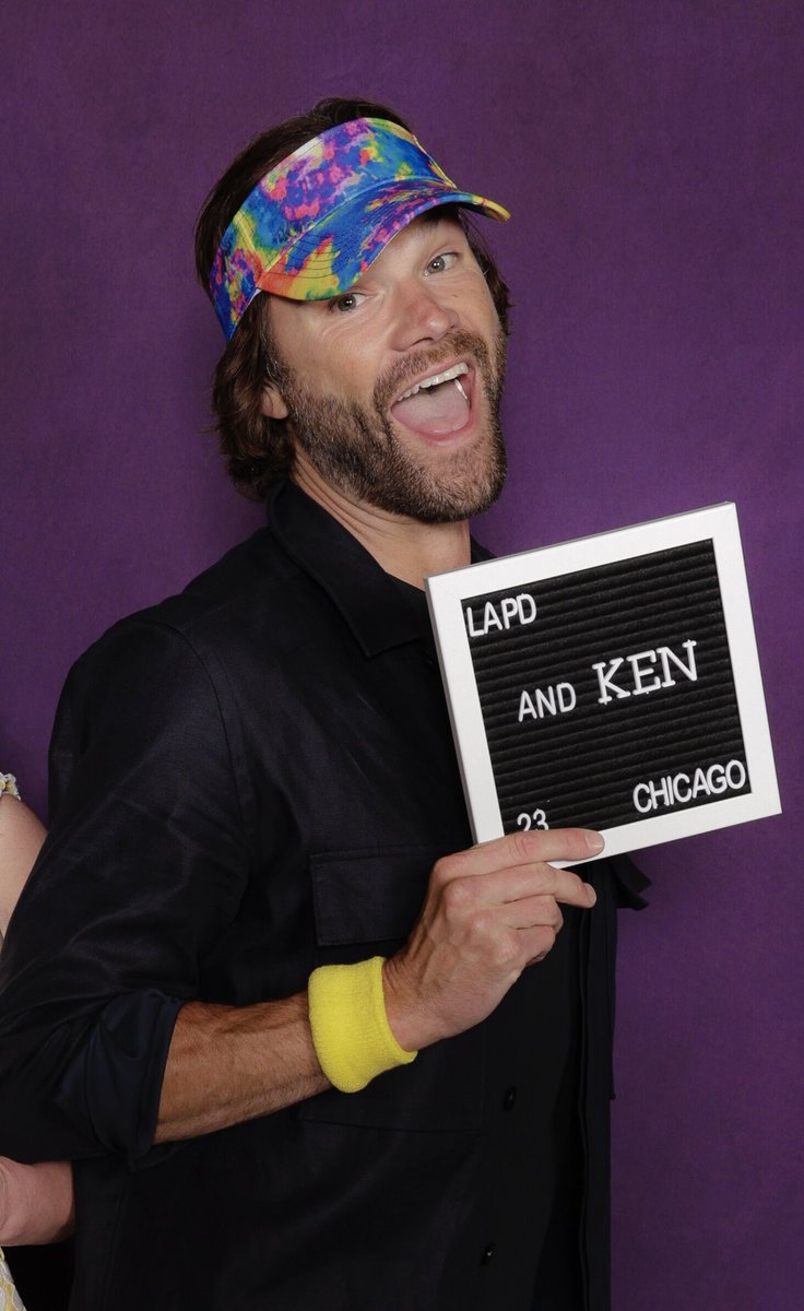 I debated whether to share this or not. But wth, it’s amazing. In Chicago, Jared and I recreated the mug shot scene from #Barbie . He looked at the reference for 2 seconds and fucking nailed it. #Kenergy (don’t worry, I cut myself out for you 😉)