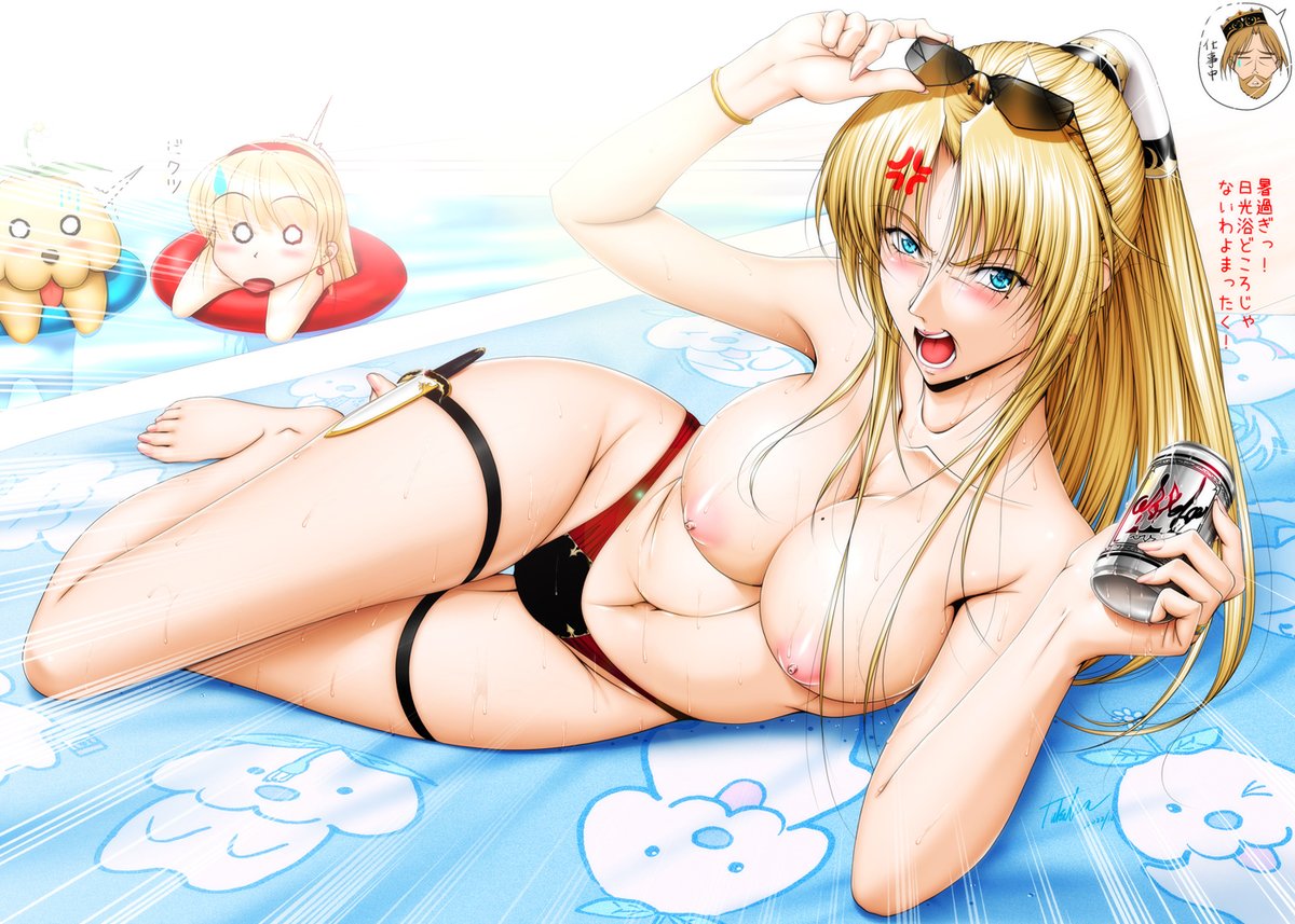 暑いので水着美女の纏め売り～～～。😣
そこのお兄さん買ってって～。(😅何を)

#暑いので水着絵で体温調節する 