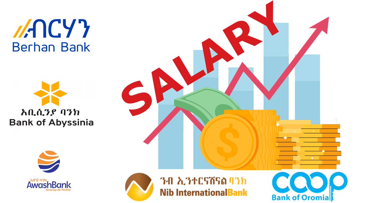 TheReporterET's tweet photo. Several #banks in #Ethiopia are raising employee salaries and bonuses amid soaring living expenses, according to internal memos.

ReadMore: https://t.co/80Cn5DsO8J

#Salaries #Bonuses #CostOfLiving https://t.co/9ZdF7RcQqV
