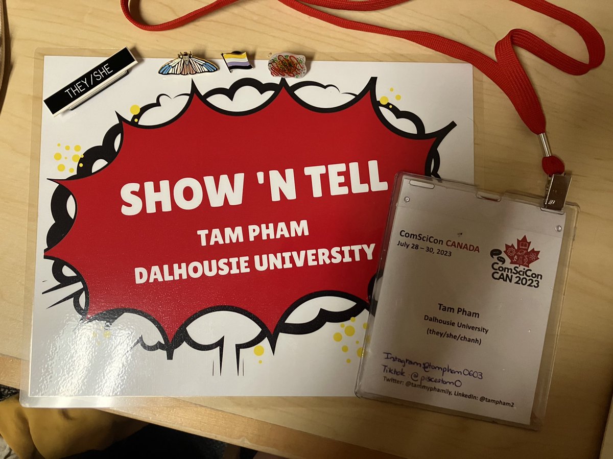 tammyphamily's tweet photo. I just completed my Show ‘n Tell titled: “Biophysics: Transforming Disabled experience into #SciComm opportunities”. Such a surreal experience to share my knowledge! Thank you for all the positive responses from #CSCC23 community! Let’s work towards #AccessibilityInSTEM! https://t.co/ncKljHx574
