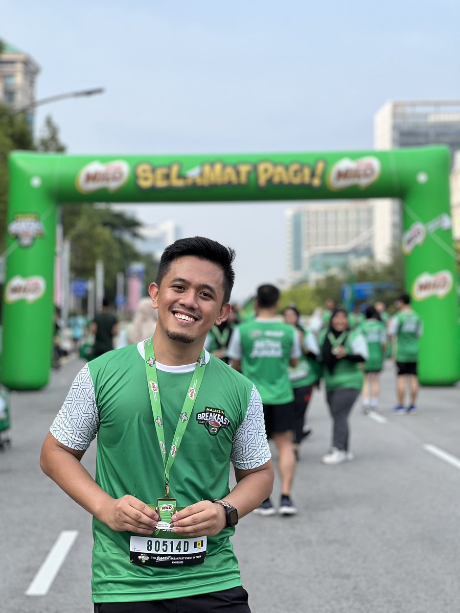 Faizbondz94's tweet photo. Terpaling milo. #milorun https://t.co/ld0AP4RU4O