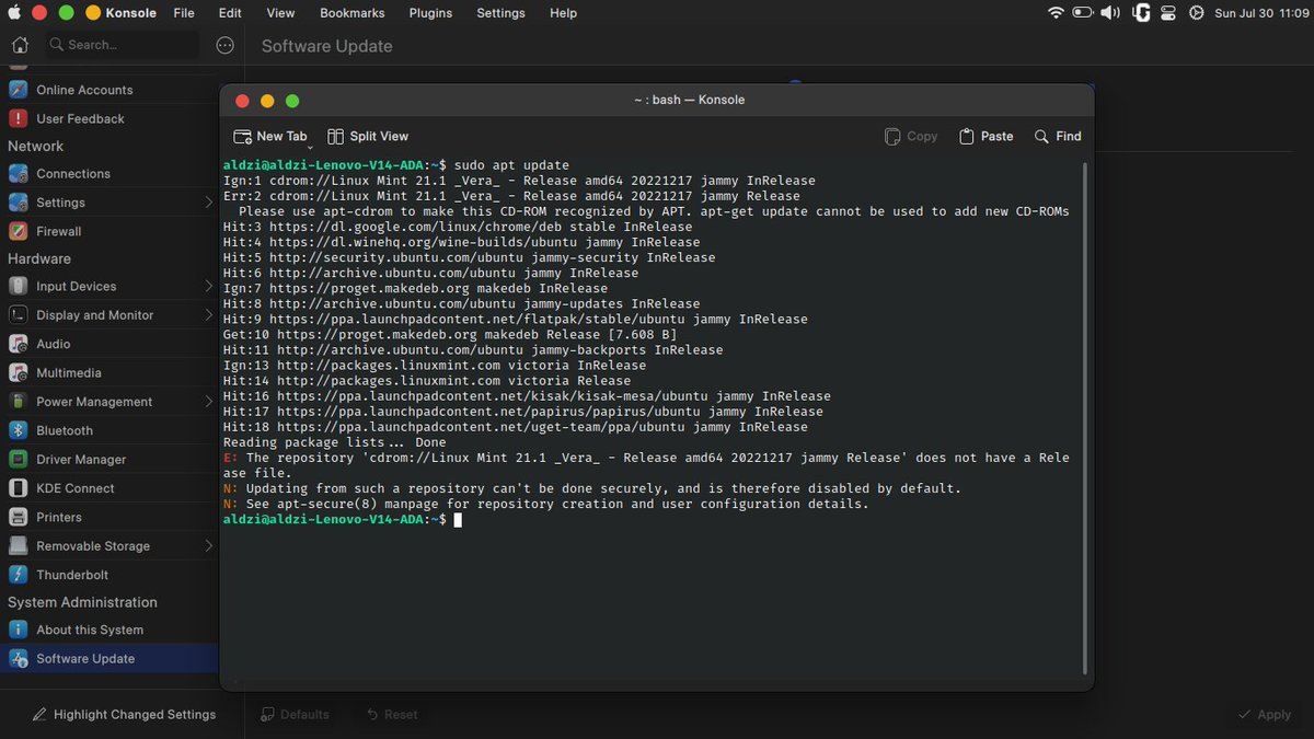 AldziFR's tweet image. ➡️ (10/10) Upgrade yang Mudah: Linux Mint menyediakan pembaruan rutin dan upgrade yang mudah dengan Software Updater. #UpgradeLinuxMint #SoftwareUpdater
