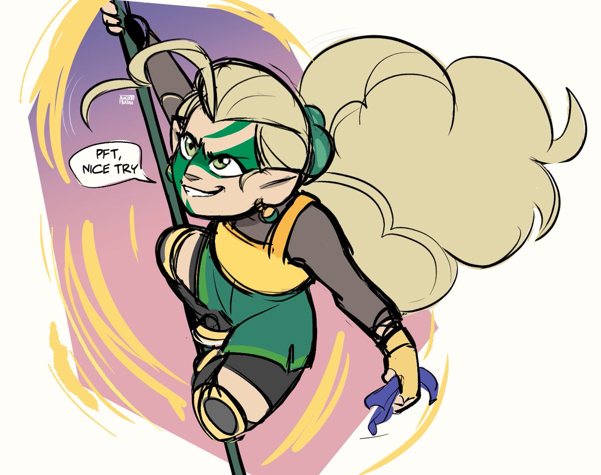 Yeah... no, im not doing a whole comic again to justify my sketches. Afro Azura (Afrura) was the idea, Redlyn is the excuse.
