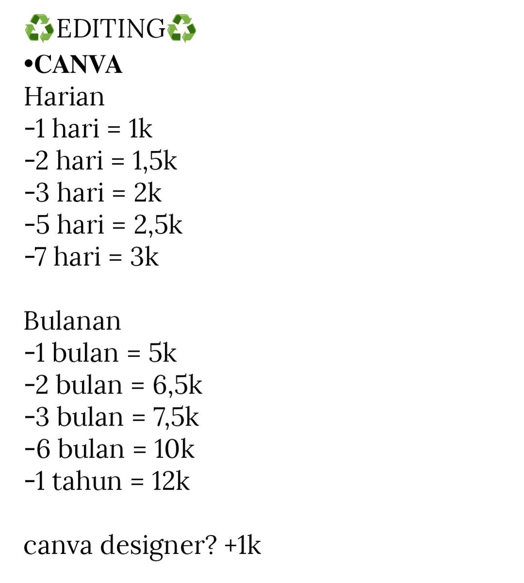 inisecaa's tweet photo. @it_wonyy aku ada nih kakk murce bangett, wassap for fastrep atau bisa dm aku juga ya!!

📞 : https://t.co/LZ7q41ufSQ
💳 :  ovo, dana, spay (no qris) https://t.co/6DiWjbXUUk