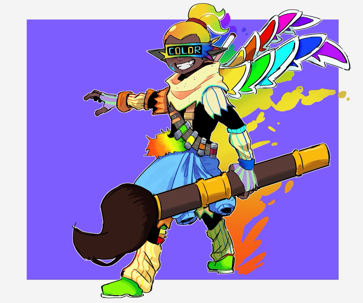 OofK41's tweet photo. Had a lot of fun coloring this one!! So many colors, wow- https://t.co/Fs0fGvEFfI