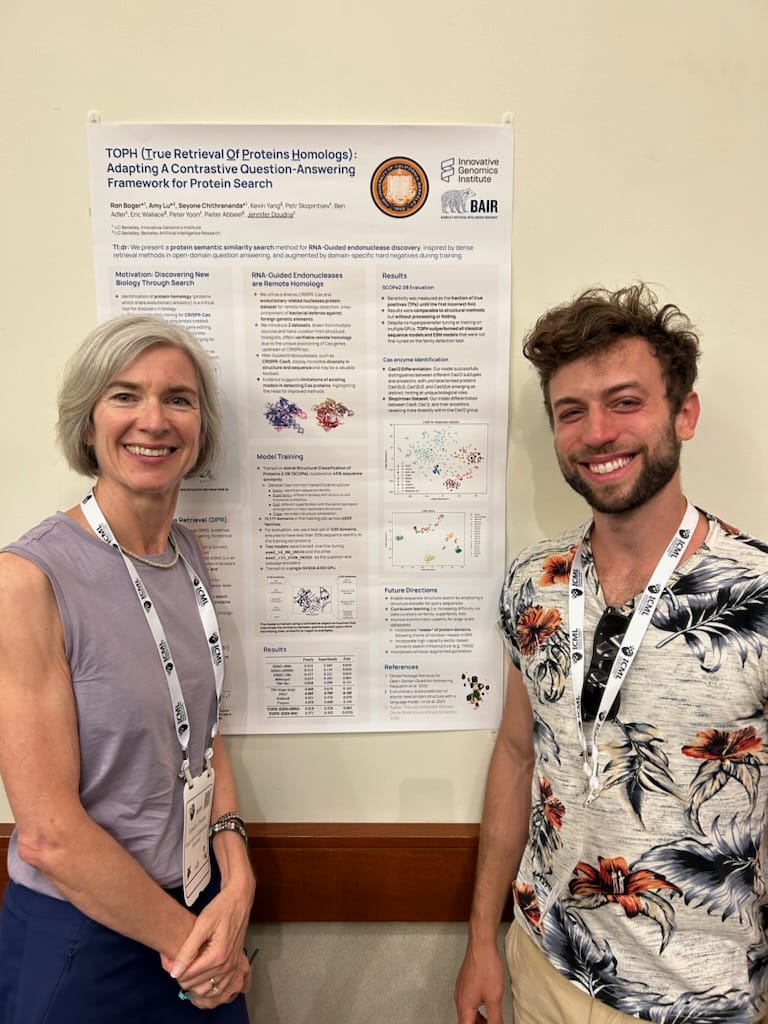 ron boger (@ronboger) on Twitter photo Was great to show our work in @doudna_lab (+ <a href="/amyxlu/">Amy Lu</a> <a href="/SeyoneC/">Seyone Chithrananda</a> who couldn't make it) on protein homology search today <a href="/icmlconf/">ICML Conference</a> <a href="/icml_compbio/">ICML-Compbio-Workshop</a>! Full poster in thread below 👇 Was great to show our work in @doudna_lab (+ <a href="/amyxlu/">Amy Lu</a> <a href="/SeyoneC/">Seyone Chithrananda</a> who couldn't make it) on protein homology search today <a href="/icmlconf/">ICML Conference</a> <a href="/icml_compbio/">ICML-Compbio-Workshop</a>! Full poster in thread below 👇