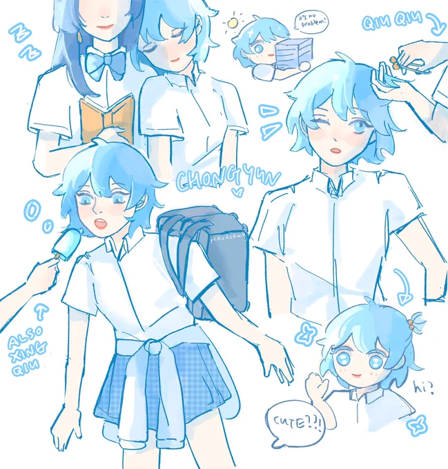 day in the life of chongyun #xingyunweek2023 #xingyun