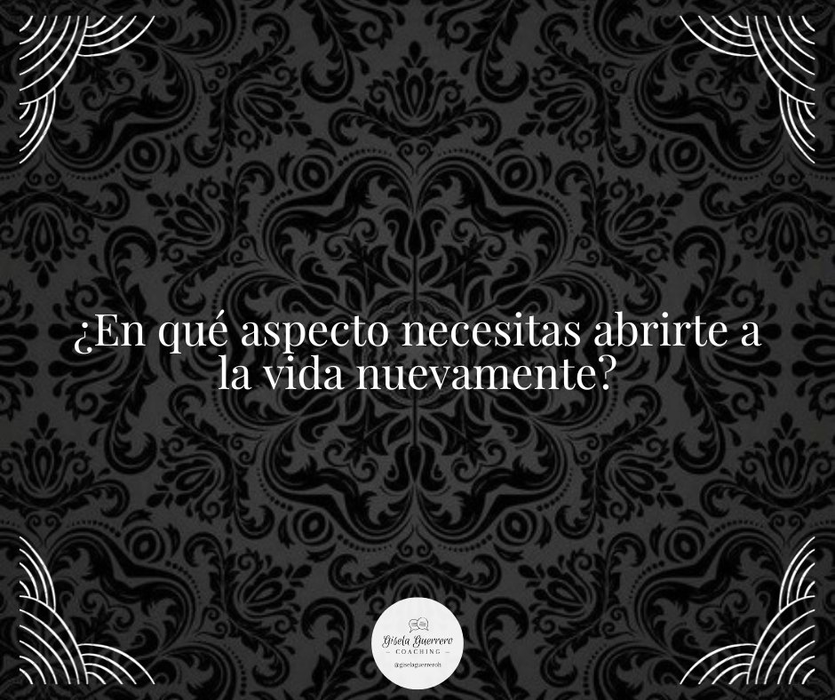 giselaguerreroh's tweet image. Pregúntate a ti mismo:

¿En qué aspecto necesitas abrirte a la vida nuevamente?

#PreguntaDeLaSemana 🤔