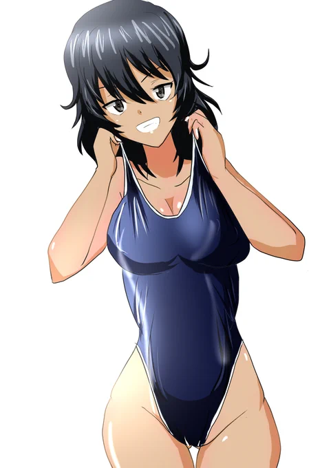 #見た人は無言で黒髪を載せる