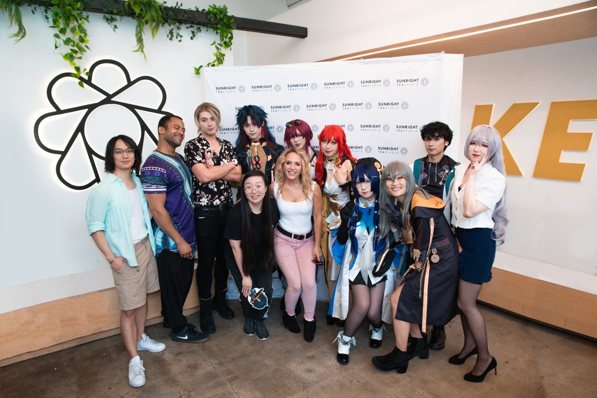 honkaistarrail's tweet photo. Cosmic Refreshment Supply - Offline Meet-Up in the US

Thank you, Trailblazers, for your enthusiastic participation today! We saw a couple familiar faces stop by. Were you able to meet them 👀? Comment with your favorite snapshots from the Meet-Up here! 

The limited-time collaboration event will go on until 2023/08/31.
Take a break from your exploration to try out the drinks at the Cosmic Refreshment Supplies!

 #CosmicRefreshmentSupply #HonkaiStarRail