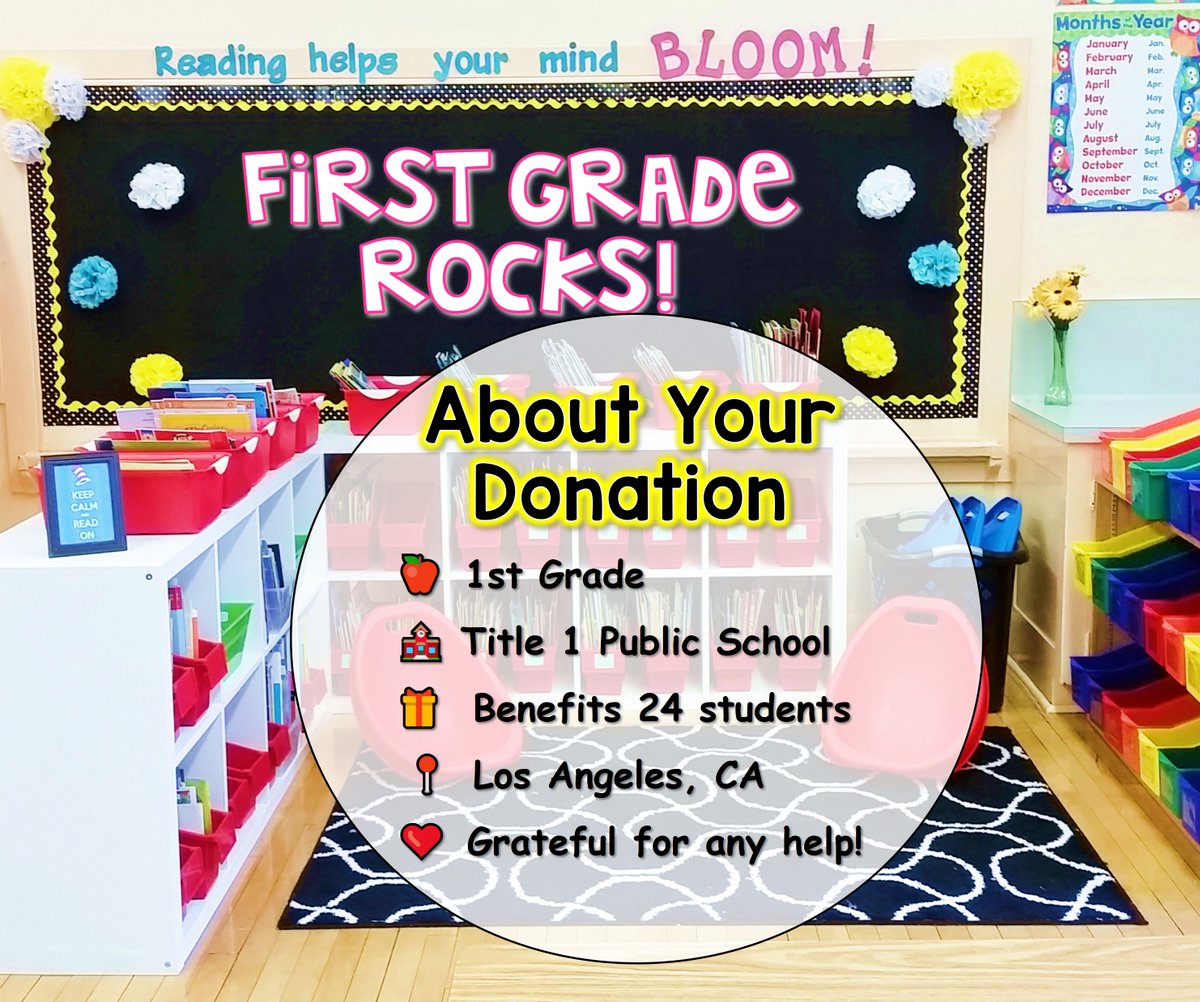 <a href="/melissaacarr/">Melissa</a> Thank you for the space! ❤️I teach 1st grade at a Title 1 school. I'm entering my 28th year!💪My students work hard &amp; are eager to learn. Most receive free/reduced meals. I'm hoping for a bit of help with basic supplies for my students TY! #supportateacher
amazon.com/hz/wishlist/ls…