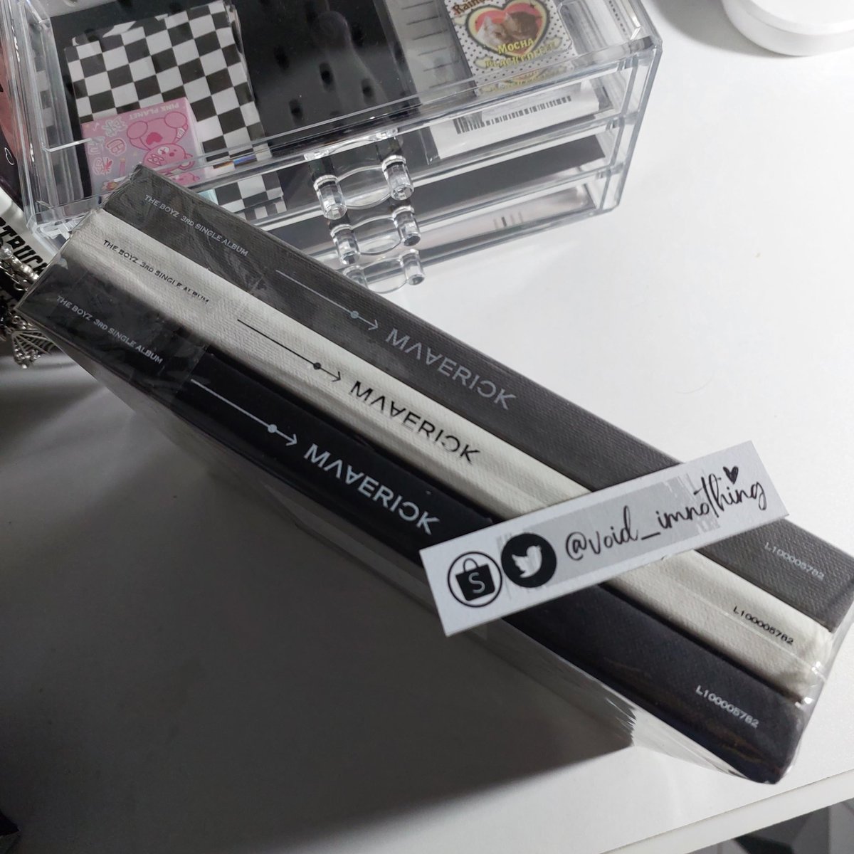 _tdpeach's tweet photo. ° ~ Giveaway | #voidga ~ °
The boyz maverick unsealed set (3 albums)
— pd & cd only (onhand)
— must be following
— like, retweet & comment tbz pic
— ends on July 31 (11:59pm)
— winner must shoulder sf (sco, flash, jnt)
— do not join if sensitive https://t.co/zCB7oUkXGY