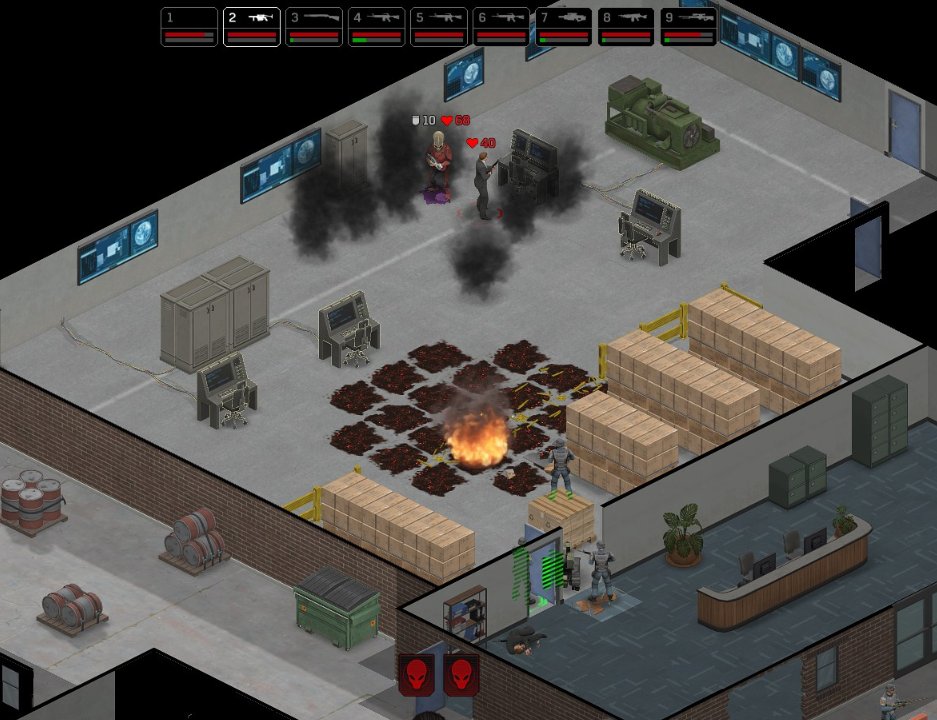 mechabaron's tweet image. love the classic accuracy prowess in #xenonauts2
after 3 nades and a grenade launcher both enemies are ok and no critical equipment is damaged👽
@HoodedHorseInc