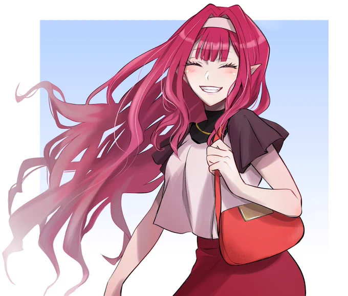 リヨトリ子の洋服と笑顔がかわいい #FGO8周年