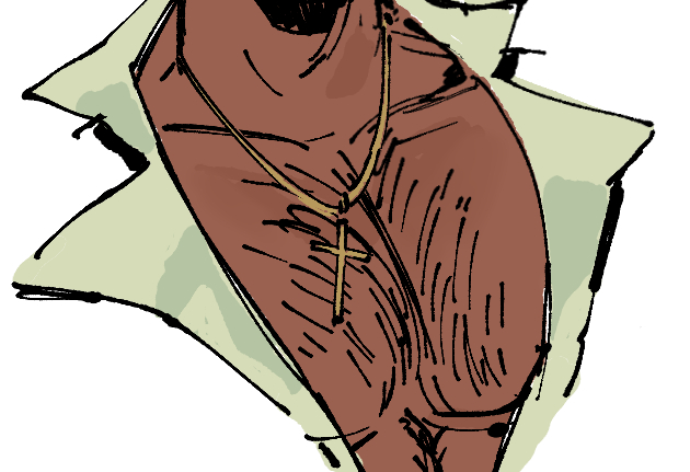 sinkurteeth's tweet photo. someone said "i can recognize your wolfwood by tits alone" https://t.co/N3TU8okuRr