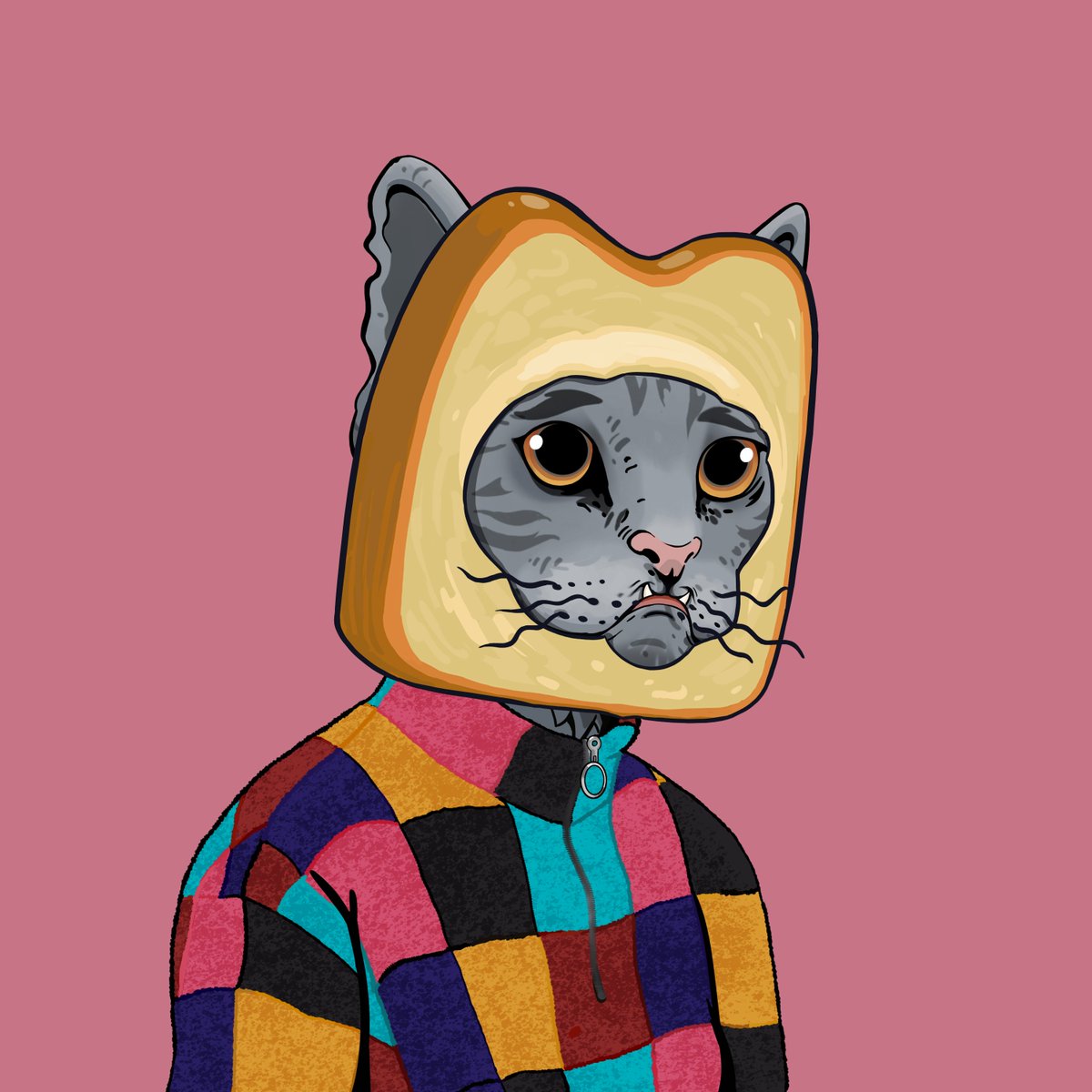 quarter_cnfts's tweet photo. @IOHK_Charles you ever dress real sharp, feel solid about yourself, hit the dinner party to mingle and then realize you have bread on your head?
#CNFTs #breadonhead #katz #alleykatz #jointhedestruction #nfts https://t.co/YiduD8mvIE