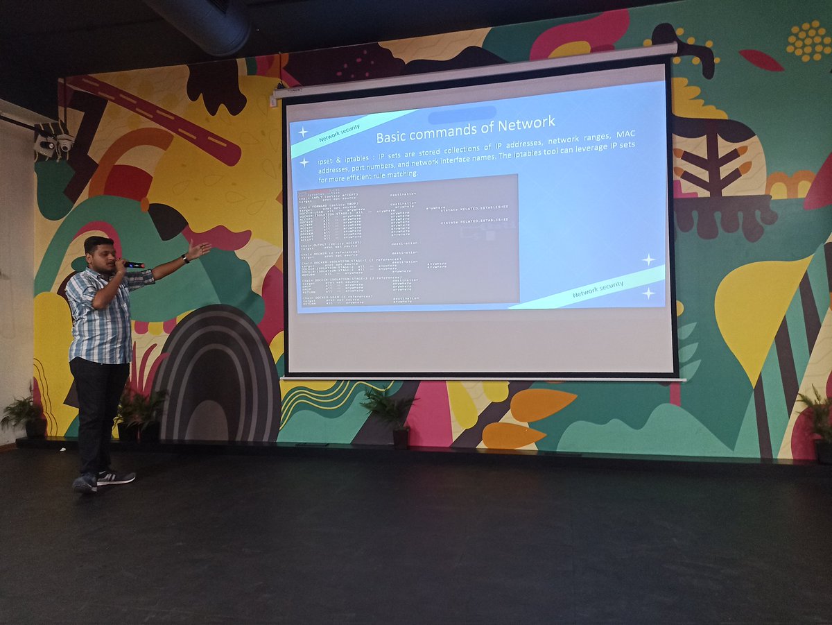 AmanPra42932871's tweet photo. "Ipsets and iptables work together to bolster network security! Ipsets store IPs, while iptables use rules to filter traffic. 🛡️🔒 #IPsets #iptables #NetworkSecurity"
#hackers #hackersmeetup #hackersmeetupahmedabad
@Hackers_Meetup https://t.co/mw1sbLCFI0