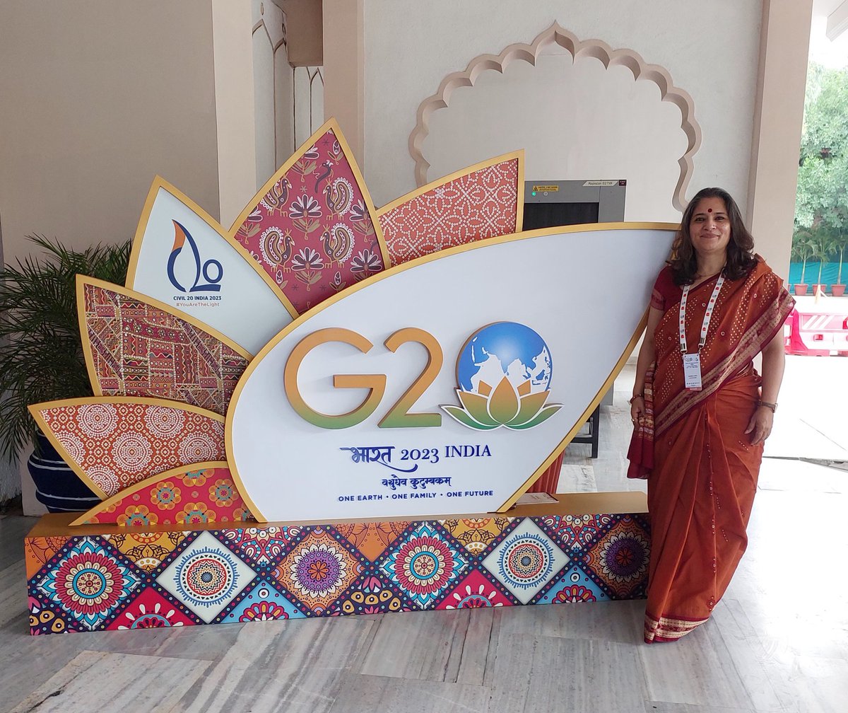 Happy to represent @balrakshabharat at Civil 20 India Summit. We have engaged with C20 Working Groups on Gender Equality & Women's Empowerment , and on Education and Digital Transformation to influence policies for children. #G20India #Civil20India2023 #SampoornaBalRaksha