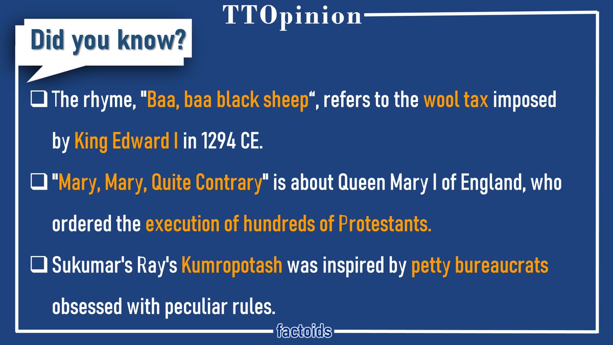 opinion_tt's tweet photo. Fact check!

#Fact_Check #DidYouKnow #rhymes #nursery #England #France https://t.co/UftOibDN9d