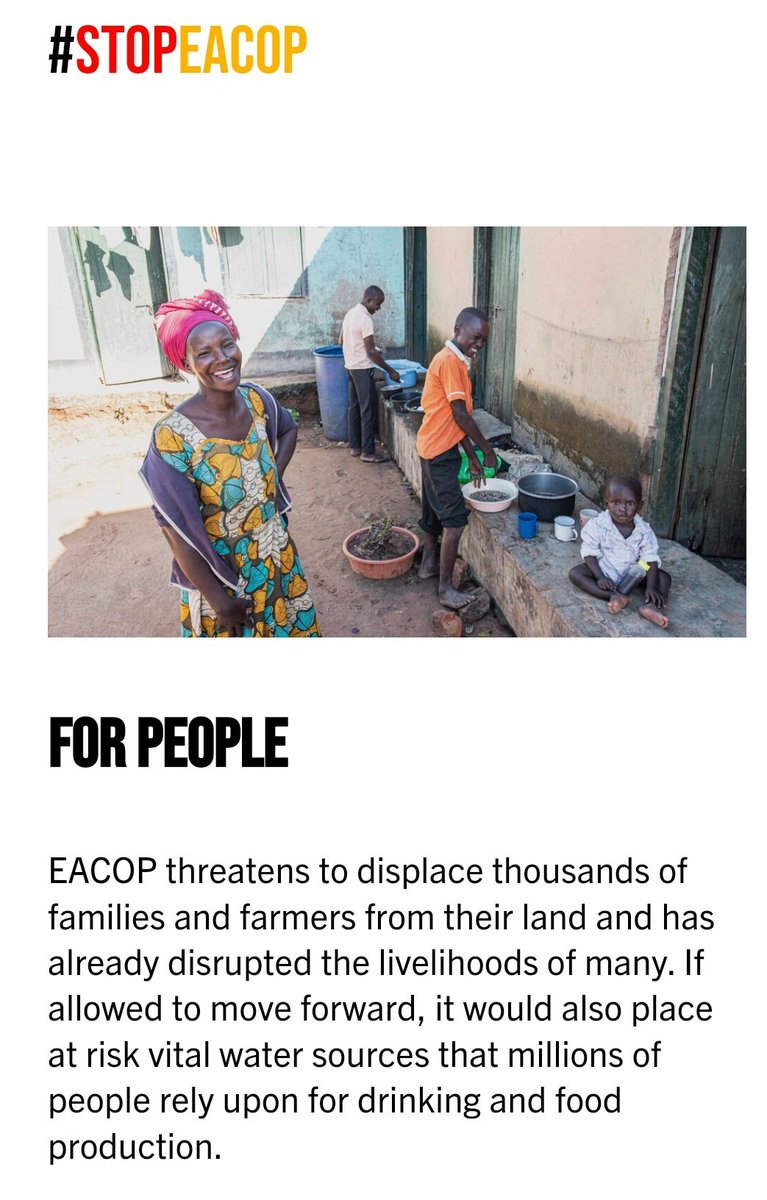 Eseri14's tweet photo. @JosephSenyonjo3 @350 @FWWNewJersey @TotalEnergies Total "knowingly and willfully" 
constructs an oil pipeline EACOP that  poses grave environmental risks and human rights violations @stopEACOP
@WGEID  @UN_HRC @UNHRD @hrw @WGEID
@hrw @UN_HRC @HumaneSociety @UNHumanRights
@IntlCrimCourt
@CNN
@nytimes
@washingtonpost
@350 https://t.co/Mjm81IYwDN
