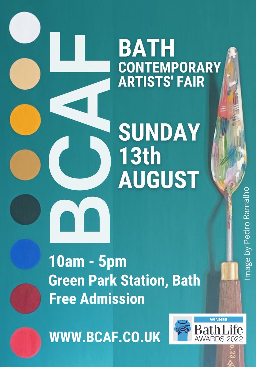 DON'T MISS the 23rd Edition of BATH CONTEMPORARY ARTISTS FAIR Two Weeks Today! bcaf.co.uk