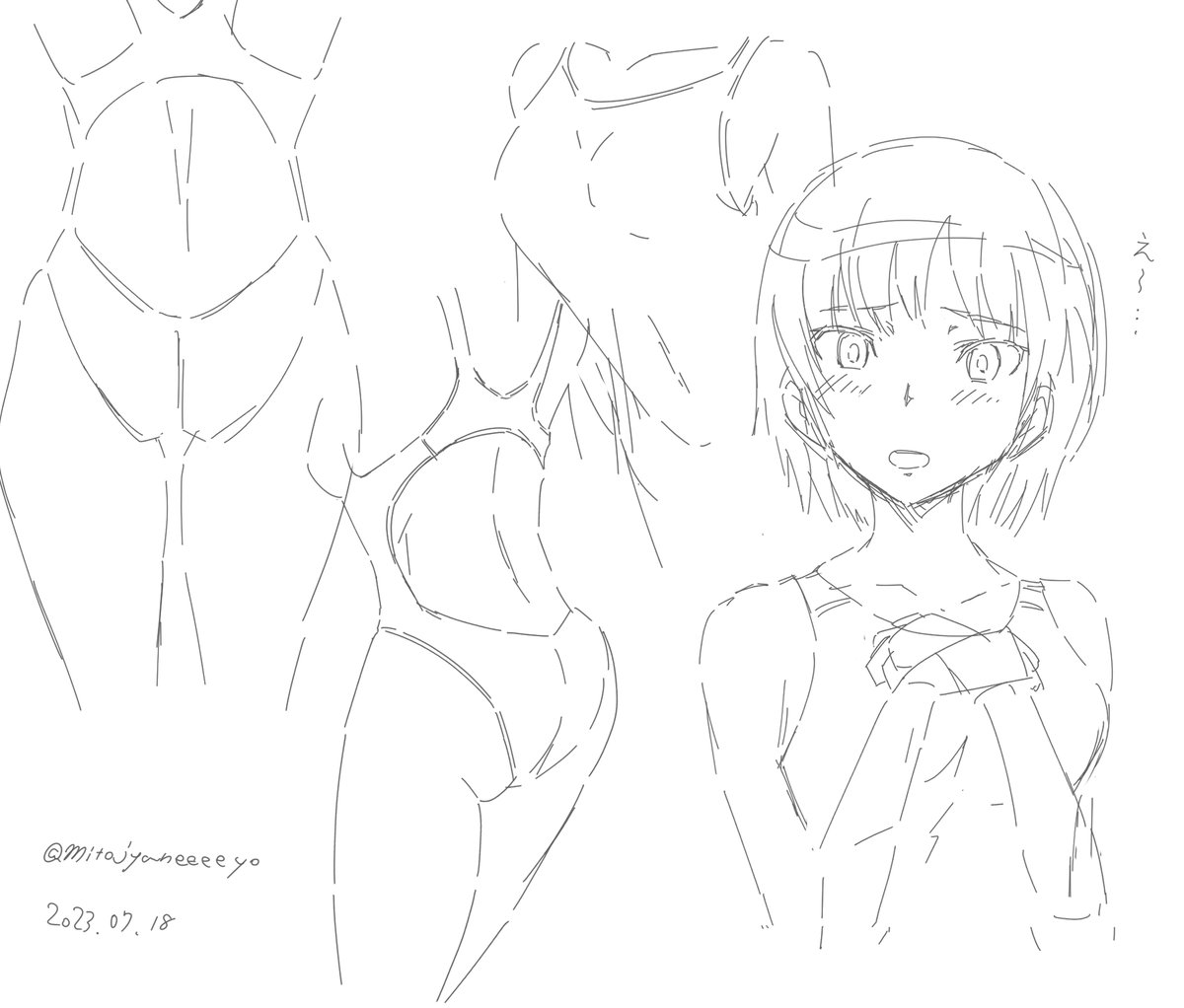 七咲 #今月描いた絵を晒そう 