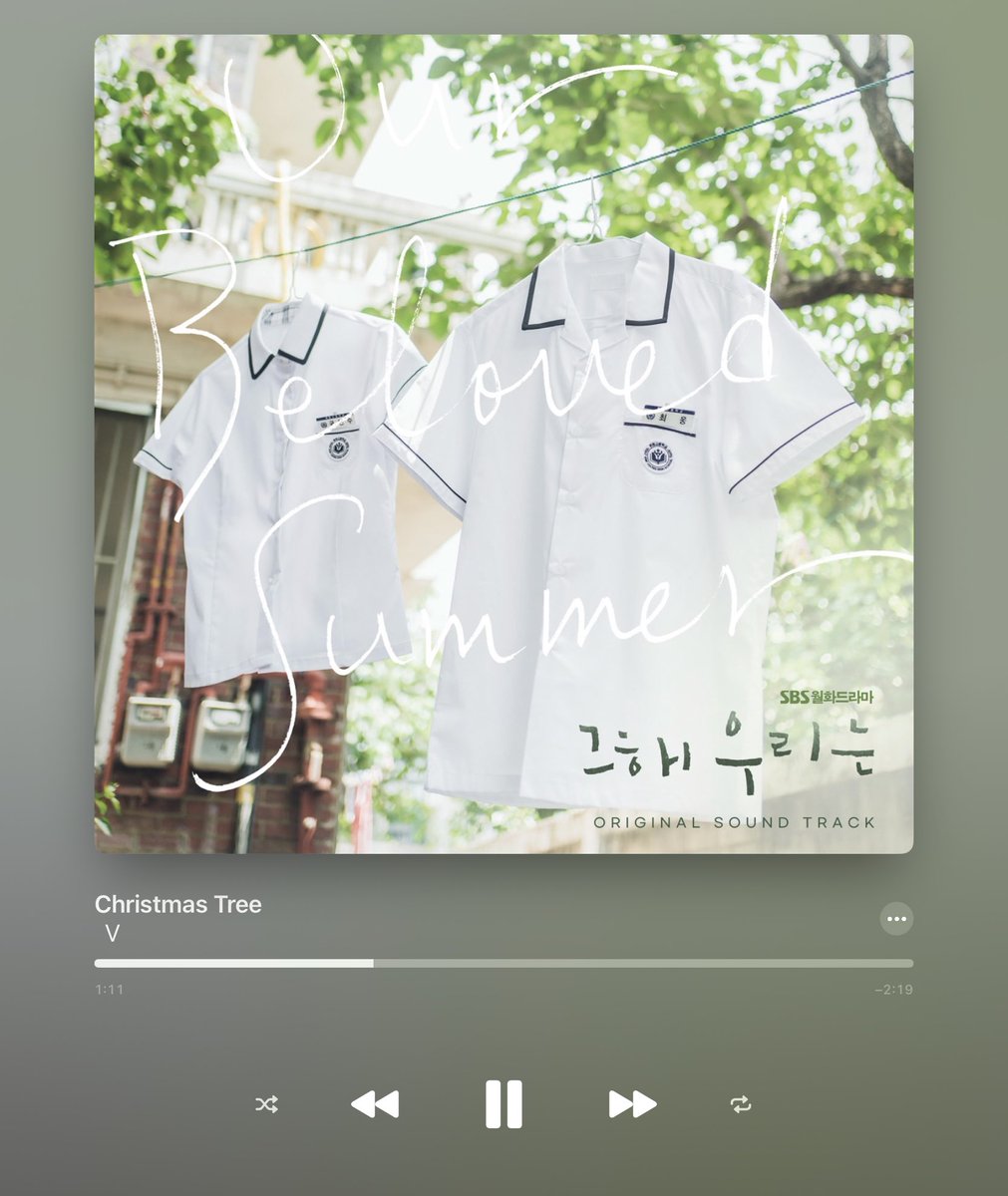 Bunny333BTS's tweet photo. @hallyutalk The Best OST Release of the Year is  #ChristmasTree by #V from #BTS
The song that can stand through time.
#TheHallyuTalkAwards2 @hallyutalk https://t.co/GzLvacHjsy
