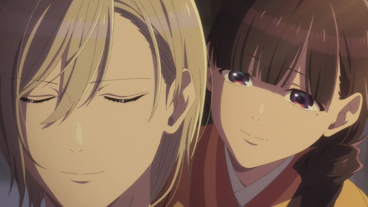AniTrendz's tweet photo. Miyo's smile is all we want! 💖 

Anime: My Happy Marriage https://t.co/xkIjlrk5jI
