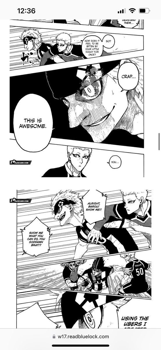 donniedrako15's tweet photo. #bluelock227 spoilers 

The fact that Barou reminds Snuffy so much of Mick that he probably built his strategies around keeping him safe, only to end up supporting Barou’s imitative to surpass him might be the most heart warming moments in the whole damn series. https://t.co/Kohg6fhbkk
