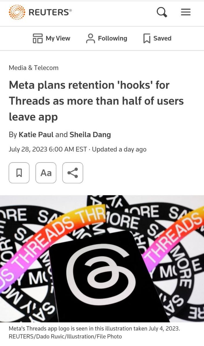 Retention is the real success 

#ThreadsApp