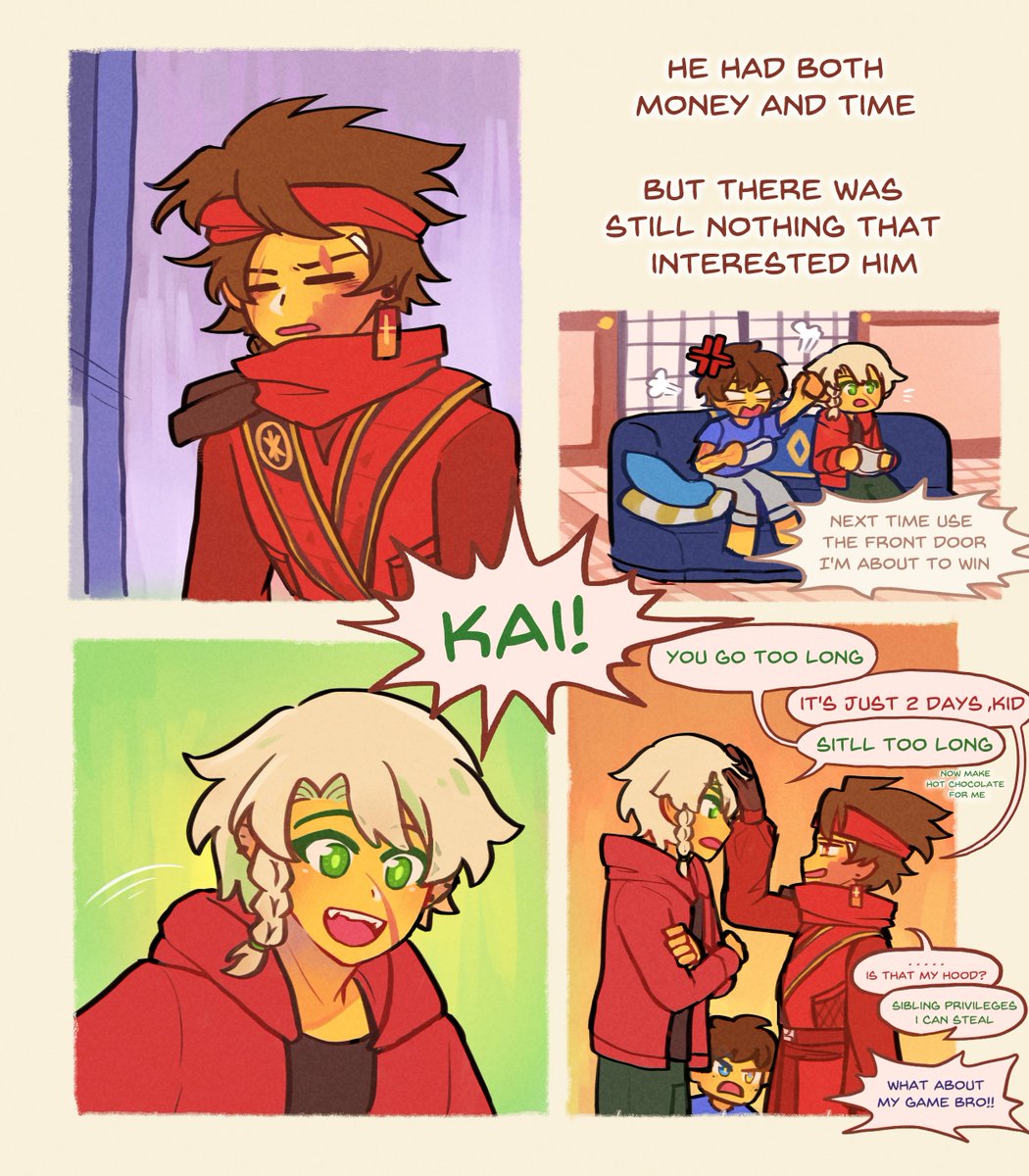 Kai's hobby P.2 (2/5) I love kai I love them all #ninjago