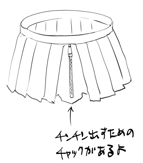 スカートの構造は知っている 