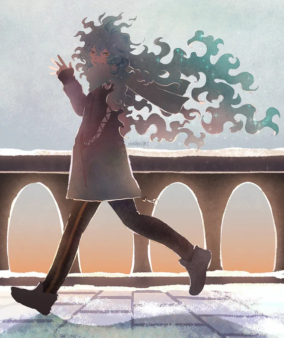 アートトレイン 引用リツイートでお気に入りの絵を4枚乗せて4名の方に繋げる マキさんにご指名いただきました～!ありがとうございます twst系絵の繋がりっぽいかな?なので氏縛りでこの4枚を すみません、こちら私で終点にさせていただきますね
