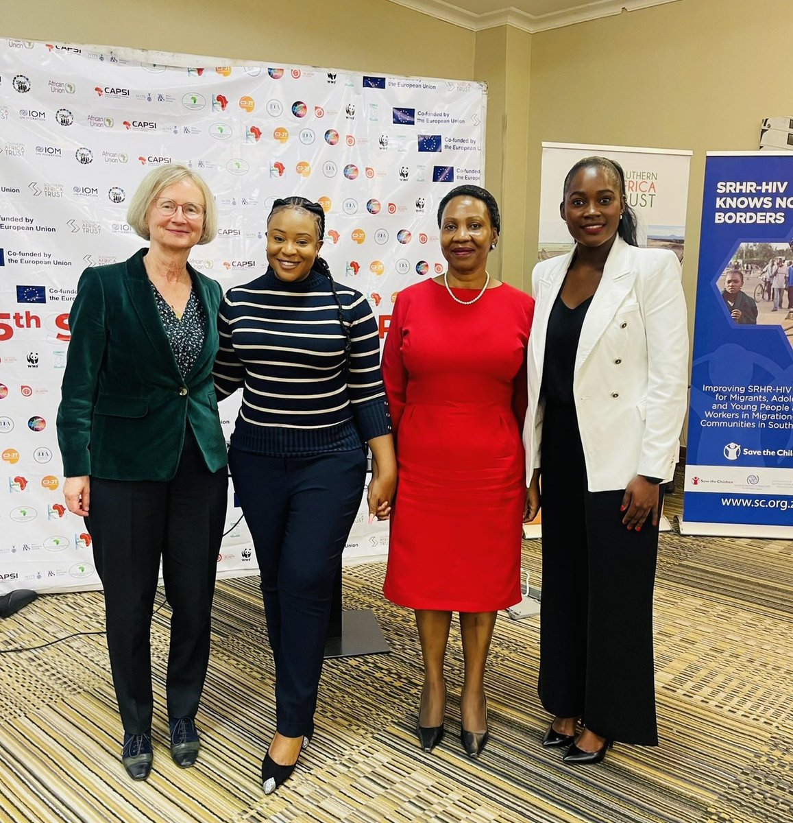 H.E @BoemoSekgoma of @sadcpf stole the hearts  #SADCYouth  her humility, clarity  on issues, leadership, motivation  and action oriented approach is next to none in the region. She received a standing  ovation from 114 Youth and Stakeholders from 16 SADC Countries. #SheLeads