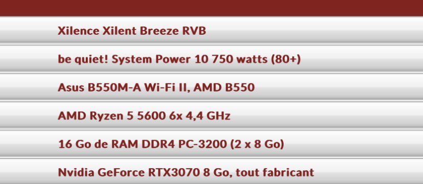 antho5649Q's tweet image. Salut j’ai fais une config sur agando mais je ne m’y connais pas trop je voudrais savoir si pour mon budget (900e) je peux mieux faire ou ce qu’il faudrais changer sur la config et si agando est vraiment fiable ? #pcgamer #configpc #agando