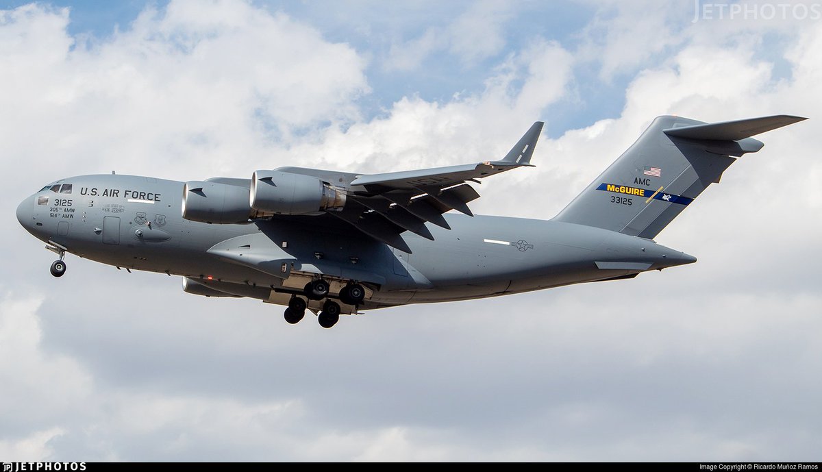 fabsenbln's tweet photo. #Niger🇳🇪 - A US 🇺🇸 Air Force Boeing C-17A Globemaster III (reg. 03-3125 | AE1236) is currently flying from Ramstein Air Base in Germany🇩🇪 to Niamey Airport. #RCH239 https://t.co/6vdhkxb9uU