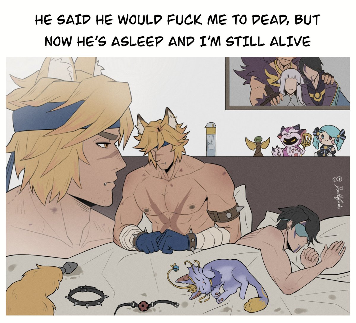 I think phelsett is also perfect for this meme so I made one🤡
#phelsett #settphel #Aphelios #sett