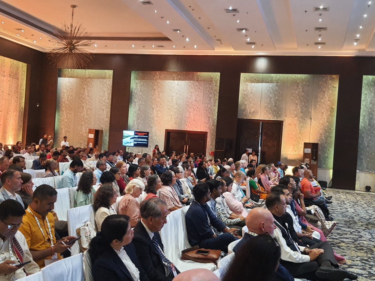 The session on Resource Stewardship and Democratic Engagement saw extensive discussions at the #Civil20 India Summit 2023 in Jaipur. @Amritanandamayi @rmponweb @amitabhk87 @g20org @vkendra @AMRITAedu @SatsangTweets #Civil20India2023 #YouAreTheLight