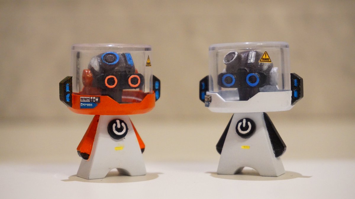 2体目は赤×白！
#3Dプリンター  #フィギュア