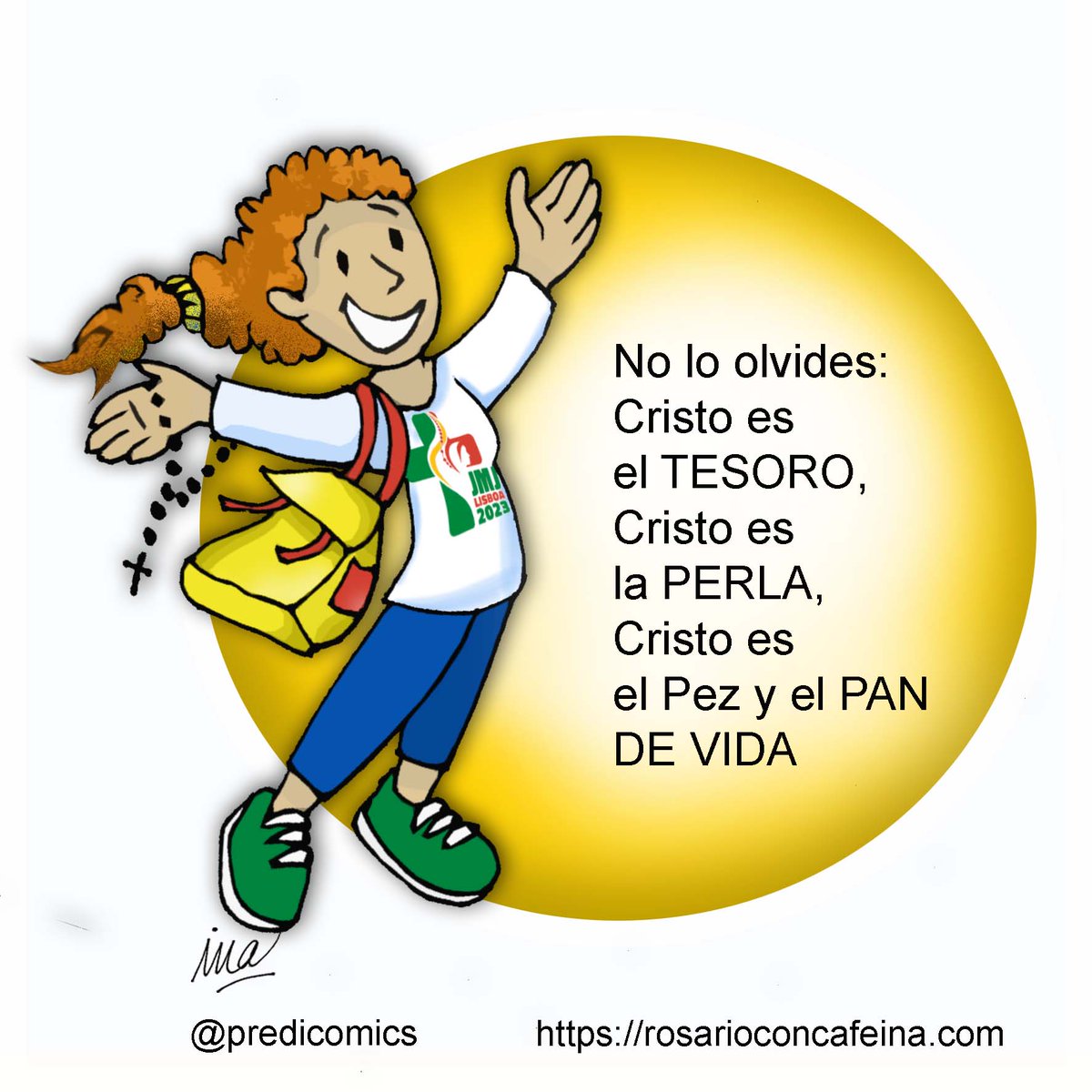 predicomic's tweet photo. Evangelio del domingo 17° ord-A (Mt 13,44-52)
El Reino de Dios es un don al alcance de todos, pero la respuesta del que lo encuentra, es personal, depende de lo convencido que estés de que tienes el Tesoro más valioso y que vale la pena arriesgarlo todo por Él. https://t.co/7bPsUKfLuY