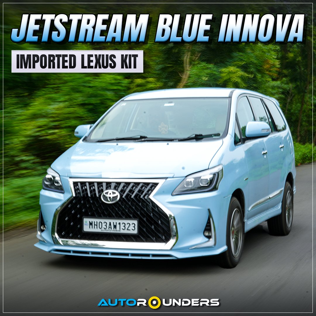 Autorounders's tweet photo. The stunning Innova modification from Type 2 to Type 4 in Jetstream Blue! 💙🤩
Visit the below link to watch the full modification video👇
https://t.co/GyRPxZ2ZdV
#Autorounders #Innova #Toyota #ToyotaInnova #JetstreamBlue #LexusKit #PremiumService #Mumbai #Hyderabad #Pune https://t.co/NhIGKbIF3z