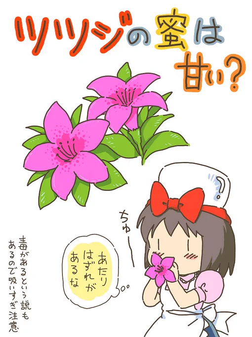 売れのこったブラウン管のおはなし。(834)

ツツジの蜜は甘い? 