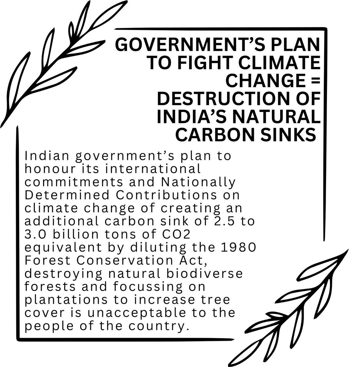 AravalliBachao's tweet photo. In 1950, India's forest cover was 23.06% which was reduced to 19.13% in the year 1970. Since the
enactment of the Forest (Conservation) Act in 1980, forest cover increased to 21.71% in 2021. Citizens urge Rajya Sabha to retain original Act
#SaveIndianForests #WithdrawFCAbill2023 https://t.co/zPlYoeAPTi