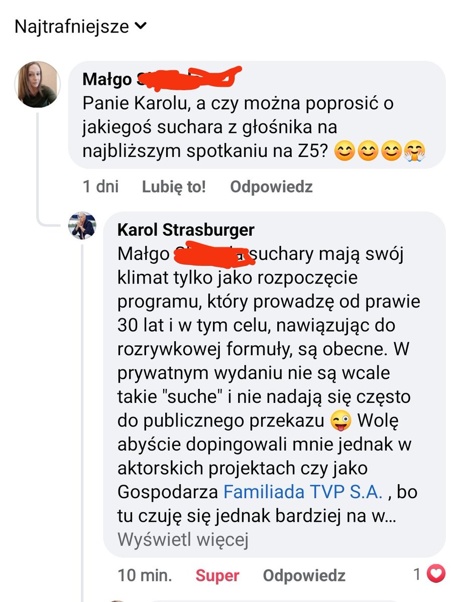 MalgoEmEs's tweet photo. Kiedy Mistrz Suchara i szeregowa miłośniczka sucharów wchodzą w dyskusję na fb... ❤️❤️❤️❤️
#ozeszkarol #teachmemaster
🤘🤘🤘🤘🤗 https://t.co/Wkky5PsoRZ