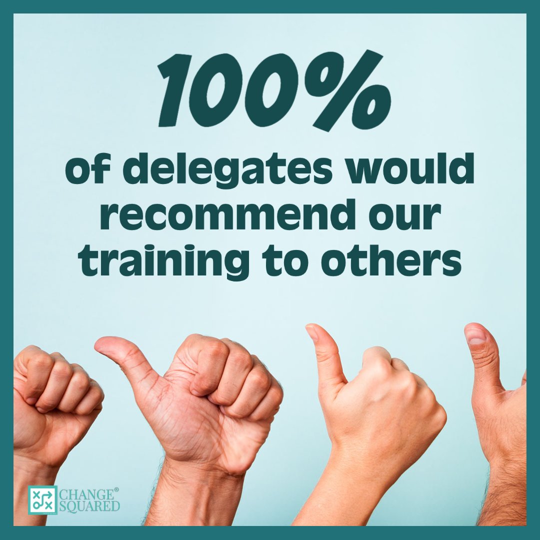 change_squared's tweet photo. 💥 100% of delegates recommend our transformative training! It's not just a course, it's a journey to unlock your team's potential. Ready for impactful growth? Connect at hello@changesquared.com 🚀📧 hello@changesquared.com. You'll thank yourself later! 🚀 https://t.co/1oAjnLWGmh