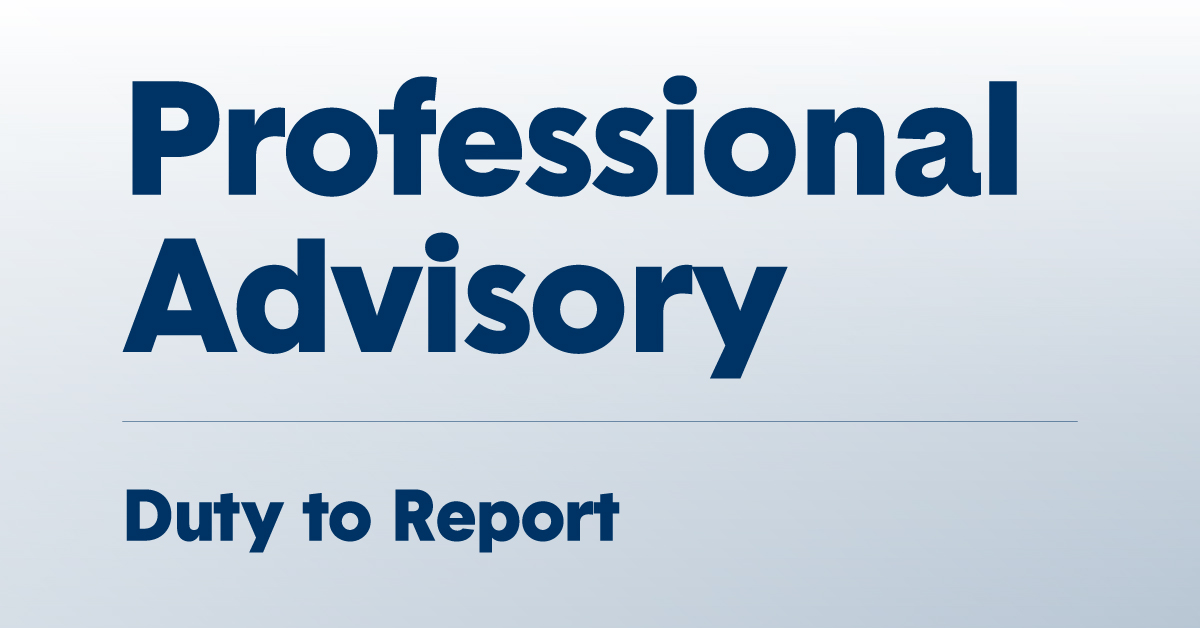 #Ontario Certified Teachers are legally and ethically obligated to report suspected child abuse or neglect. Our Professional Advisory on the Duty to Report provides guidance on what to do if you suspect that a child is a victim of abuse or neglect: oct-oeeo.ca/f7hsfv #OntEd