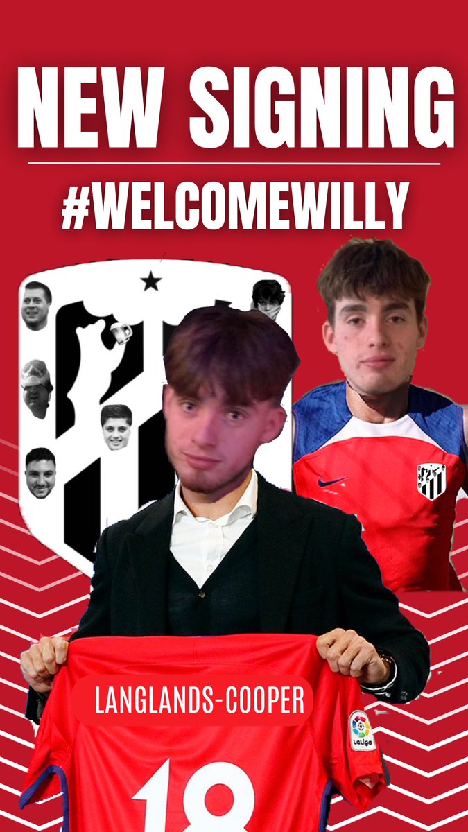FatleticoIII's tweet photo. ⚠️ NEW SIGNING ⚠️

Here he is, after some stellar performances for the first team, academy graduate Will Langlands-Cooper has officially signed a contract for the Fatties. 

One of Andy’s Angels proves hard work and determination are the key to success. 

#WelcomeWilly https://t.co/hYuzaqfQ6b
