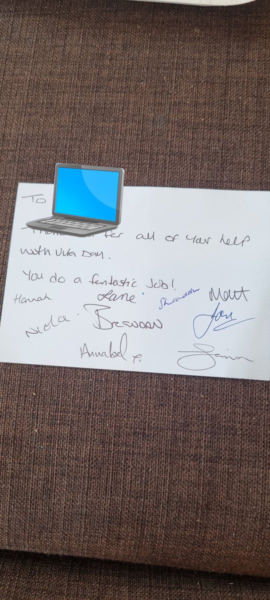 PwpAtTheBeach's tweet photo. Literally bawled when this unexpectedly came through the door.   Just the most amazing place to work, even having been signed off for a while. The regular support and check ins have been amazing. Thank you 🥺🥺🥺 https://t.co/fc6mKkBk0R